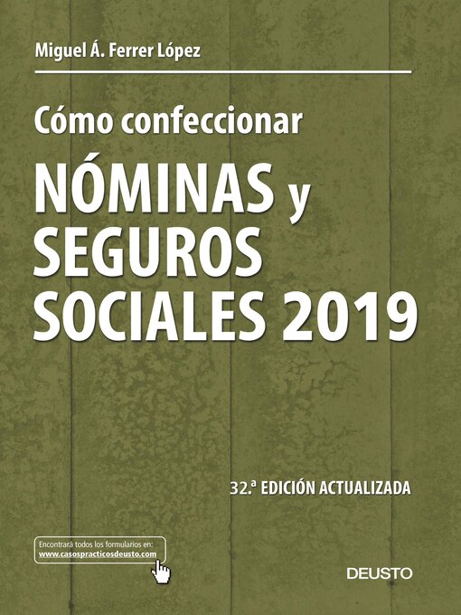 Title details for Cómo confeccionar nóminas y seguros sociales 2019 by Miguel Ángel Ferrer López - Available